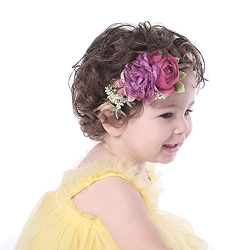 Cinaci 6 Pack Delicate Rose Flower Headbands