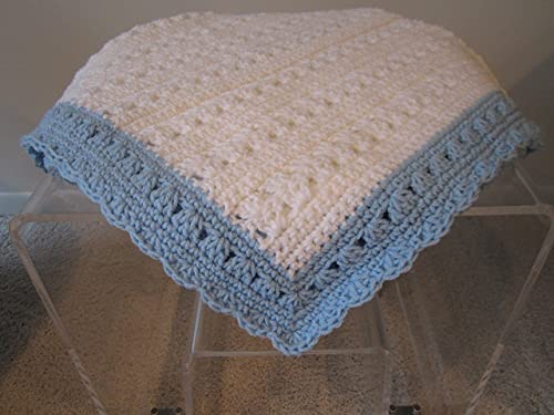 NEW Hand Crochet Baby Boy Blanket by Kims Crochet Designs 1