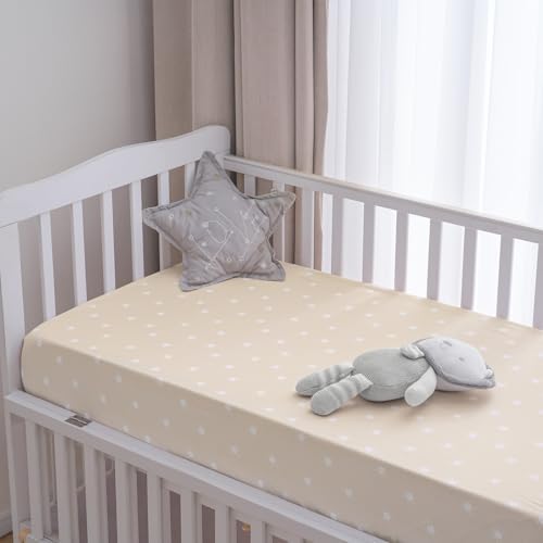 PHF 3 Pack Rainbow Crib Sheets for Safe Baby Sleep