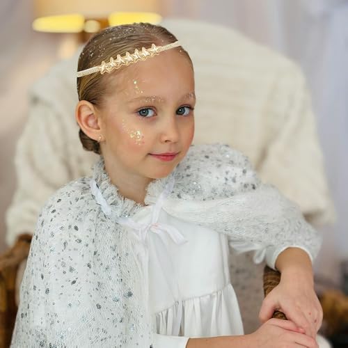 2PCS Glitter Star Headbands for Kids Party Holiday Accessories
