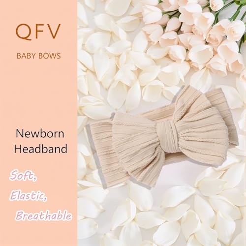Baby Girl Bows Stretchy Double Bows Headband for Newborn and Toddlers