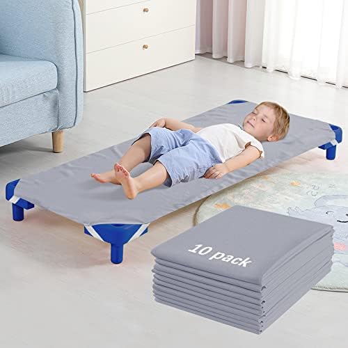 Biloban Standard Size Cot Sheet 10 Pack Grey 23 x 51