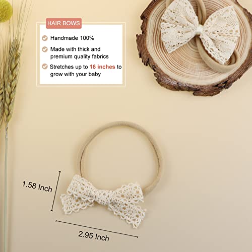 Mery Yuer Baby Girls Hair Bows Headbands for Newborn and Toddlers
