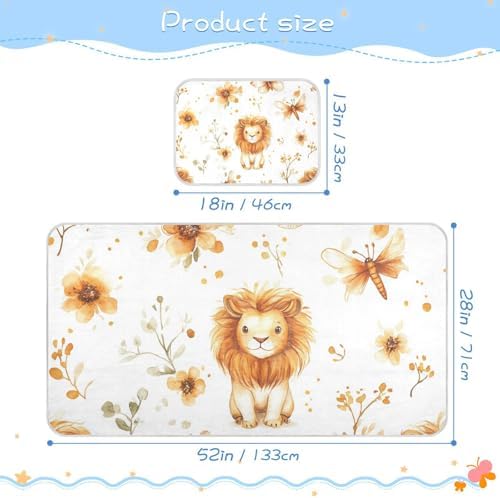 Cooling Baby Waterproof Crib Mattress Pad 28x52