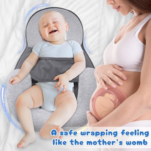 Puzynro Baby Wedge Nursing Support Pillow for Newborn