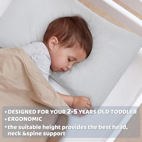 Pro Goleem Toddler Pillow with Muslin Cover 13x18