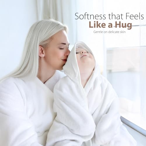 MINIBOO Hooded Baby Towel - Super Soft Bamboo Cotton