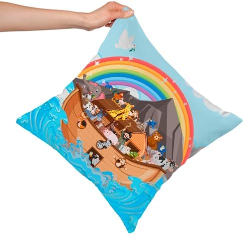 Noahs Ark Nursery Decor Pillow Cover - 14x14