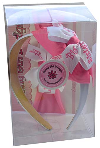 Funny Girl Designs Big Sister Little Sister Matching Headband Gift Box Set 1