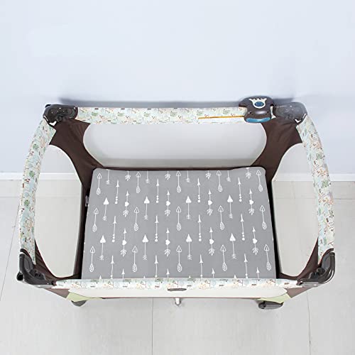 Biloban Pack Play Fitted Sheets 2 Pack - Mini Crib Compatible