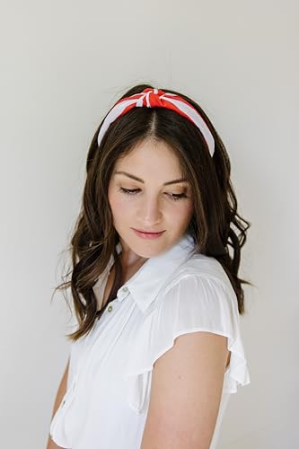 Little Poppy Co Headbands Set - Lemon Cherry Beach Stripe