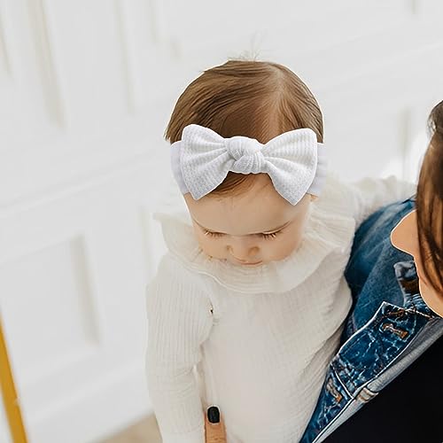 YanJie Soft Baby Headbands Bows for Girls