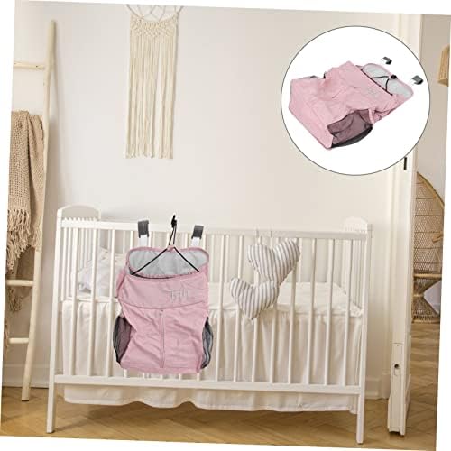 BESTonZON Diaper Caddy Bag Hanging Storage for Crib Stroller and Bed