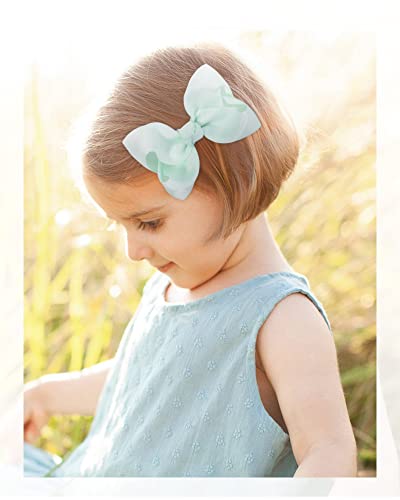 40 Pcs Hair Bows for Girls 128 Pcs Mini Claw Clips