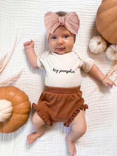 AQOKKA Baby Bow Headbands Soft Handmade Hair Accessory