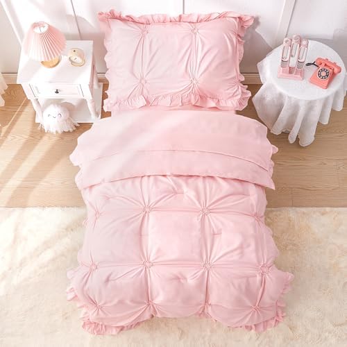 Wowelife Princess Toddler Bedding Set Pink 4pcs