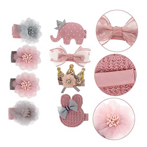 Vaguelly 8pcs Baby Hair Clips Set for Toddlers