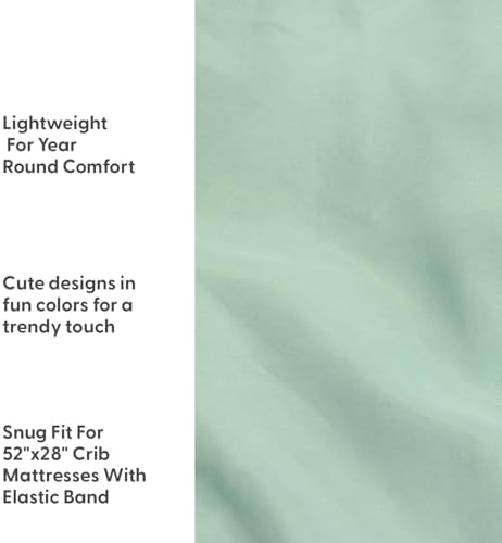 The Peanutshell 4-Pack Fitted Crib Sheets - Elephant Design