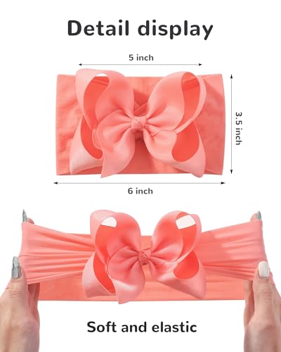 Doboi 30PCS Baby Girls Headbands with Big Bows 1
