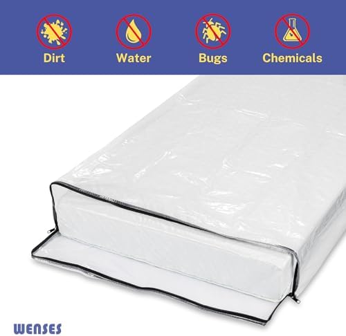 Wenses Crib Mattress Storage Bag with Zipper 1