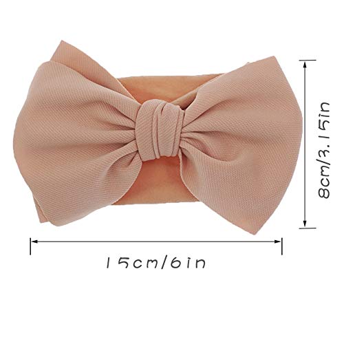 KIDOCHEESE Baby Girl Hairband with Bows 5 Count