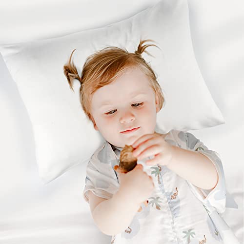 Zenssia Organic Cotton Toddler Pillowcase Pack of 2 1