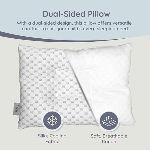 Lussi Company Adjustable Toddler Pillow for 2 Year Olds