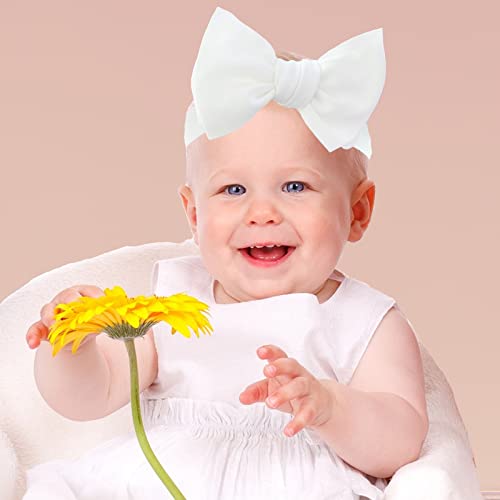 KIDOCHEESE Baby Girl Hairband with Bows 5 Count