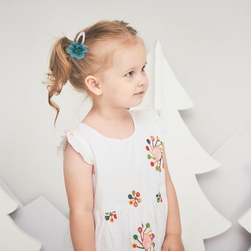 YLEN Chiffon Flower Hair Clips 20PCS for Kids