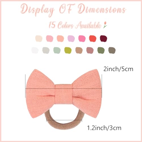 30 Pcs Baby Hair Bows Ties with Soft Elastic Bands