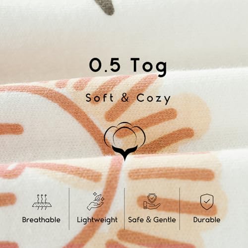Yoofoss Baby Sleep Sack 0-6 Months 3 Pack 100 Cotton