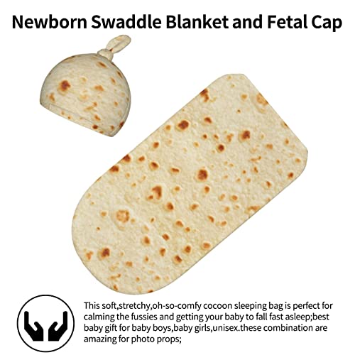Jarverce Burrito Swaddle Blanket for Baby Soft Tortilla Style Swaddling Blanket