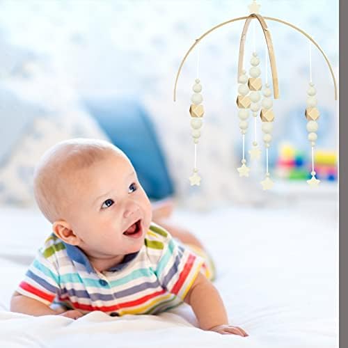 DIY Baby Mobile Kit for Crib Wooden Frame Wind Chime