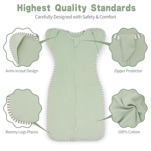 Roksuma Baby Sleep Swaddle 3-6 Months 2-Pack