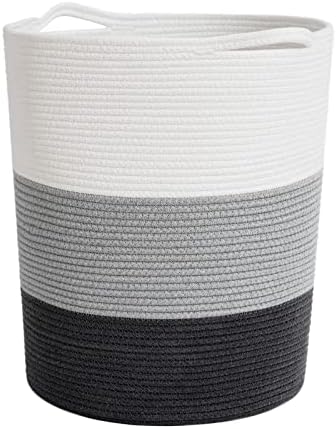 INDRESSME Cotton Rope Baby Hamper with 65L Capacity