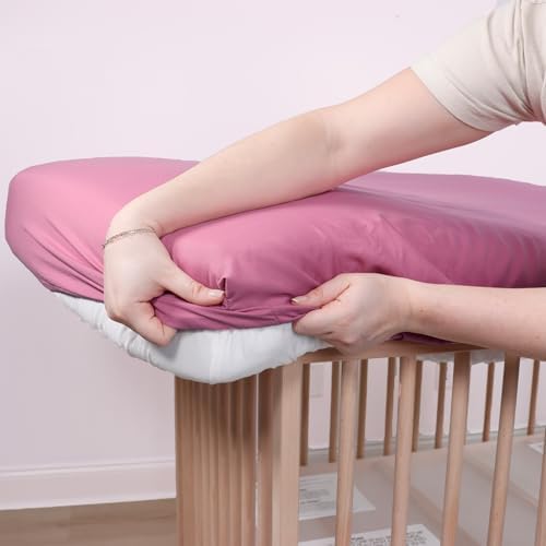 The Peanutshell 4-Pack Daisy Crib Sheets - Soft Breathable Cozy