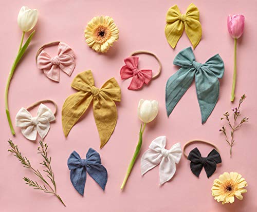 Little Poppy Co Claire Bow - Dark Pink Oversized Clip