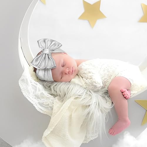 YanJie 5 Baby Metallic Gold and Silver Headwrap