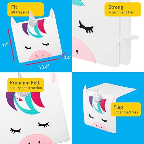 PIKL Unicorn Bedside Caddy for Girls