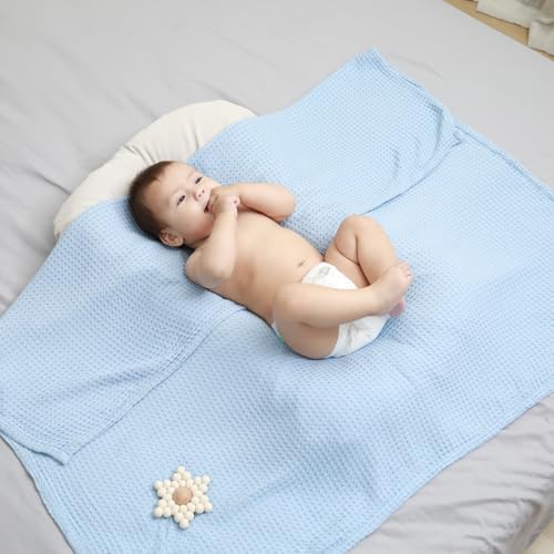 Kloovete 36x40 Inch Cooling Waffle Weave Blanket