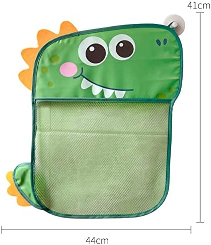 Baby Bath Toy Storage Bag with Animal Design and Suction Cups
