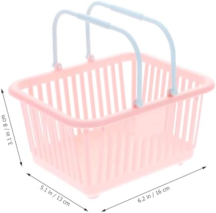 Holibanna 3PCS Plastic Storage Baskets with Handles