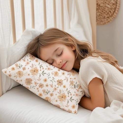 Konssy Toddler Pillowcase 2 Pack - Soft Stretchy with Envelope Closure