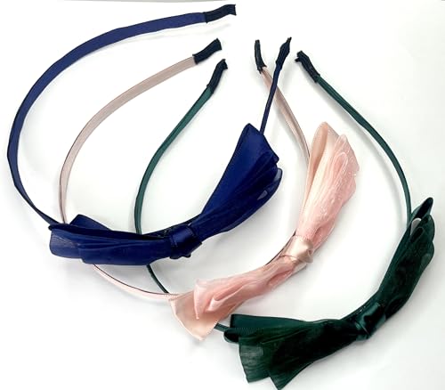 3pcs Handmade Volie Bowknot Hairbands Set