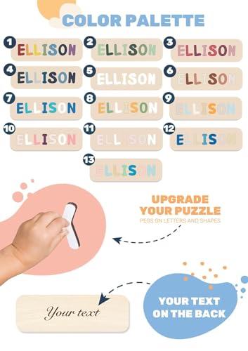 Personalized Wooden Name Puzzle for Kids