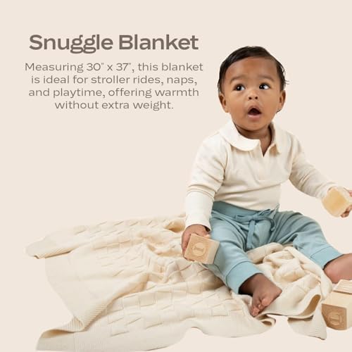 MON CHOU Organic Baby Blanket 30 x 37 Inches