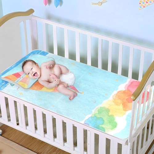 Cooling Baby Mattress Pad Cover 28x52 Breathable Waterproof