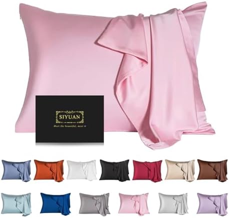 SIYUAN Mulberry Silk Pillowcase Toddler Pink