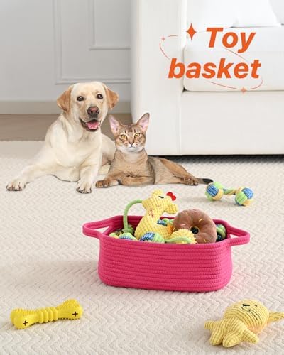 KALLAX Hot Pink Woven Storage Basket 3 Pack