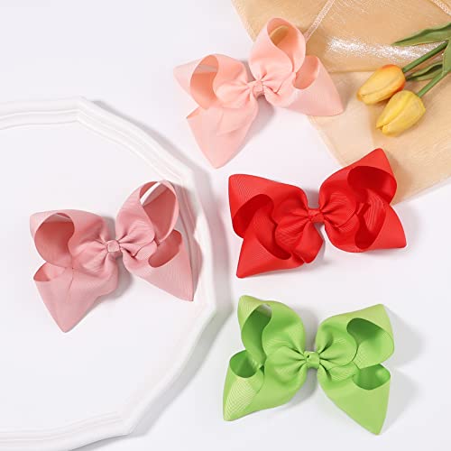 Choicbaby 6 Inch Hair Bows 28pcs for Girls